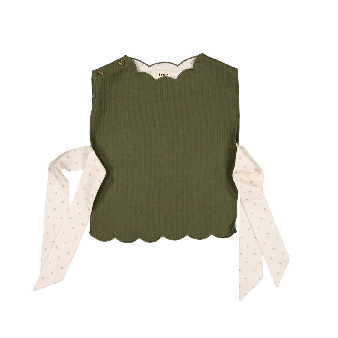 Loir Paris blouse Biscuit khaki green