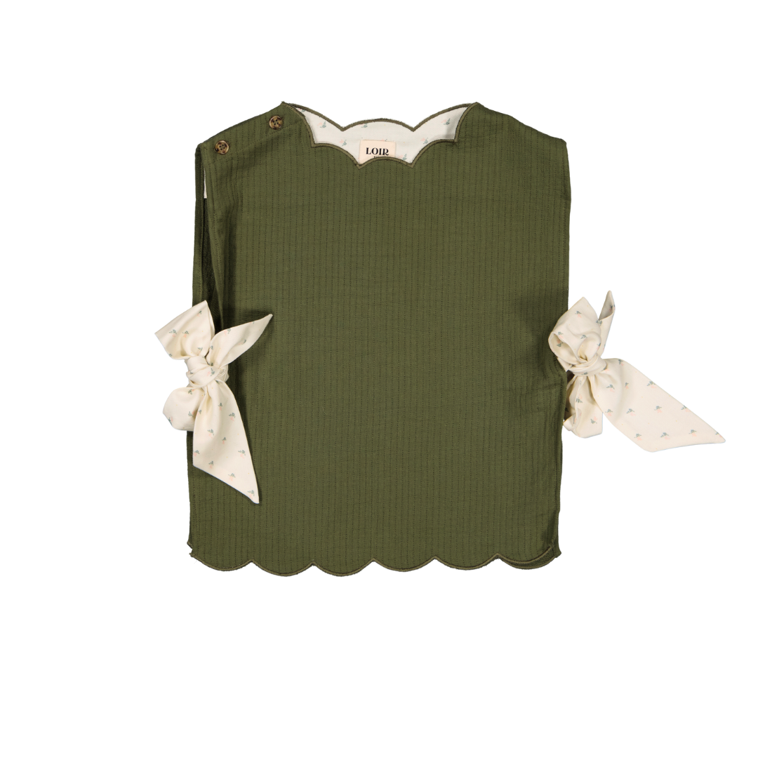 Loir Paris blouse Biscuit khaki green