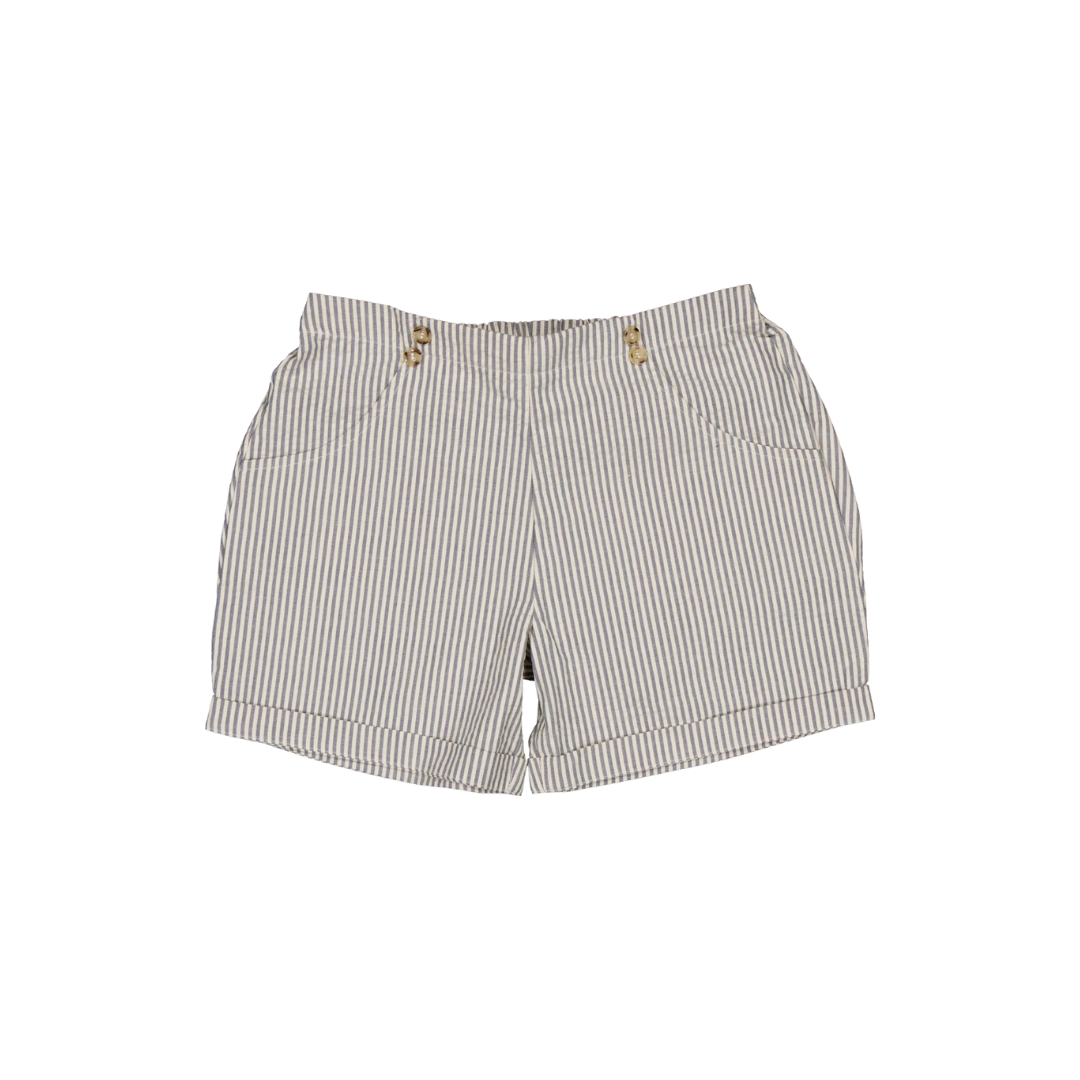 Loir Paris shorts Camille thin blue stripes