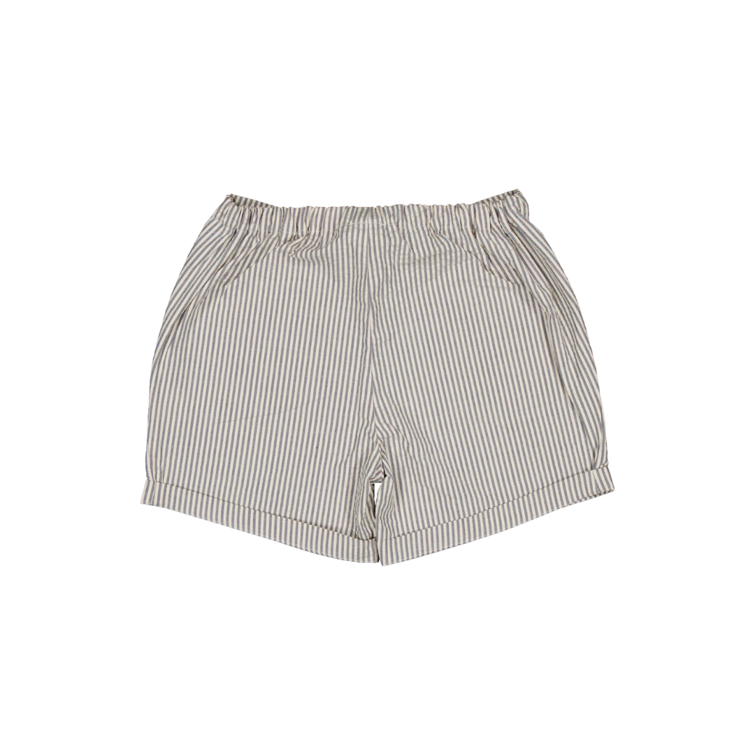 Loir Paris shorts Camille thin blue stripes