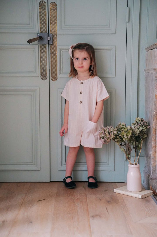 Loir Paris jumpsuit Arsène pink stripes