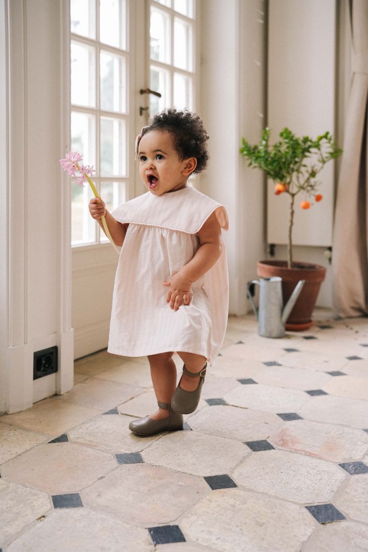 Robe Loir Paris Colombe rayures roses