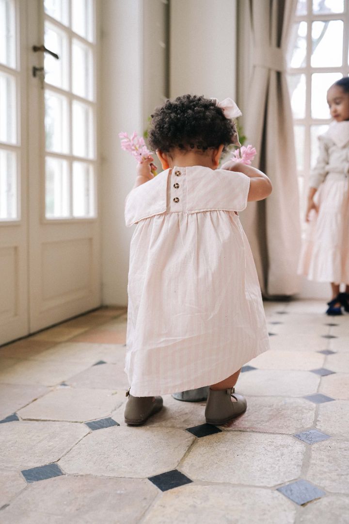 Robe Loir Paris Colombe rayures roses