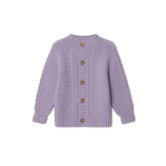 Garbo & Friends woolen cardigan Lilac