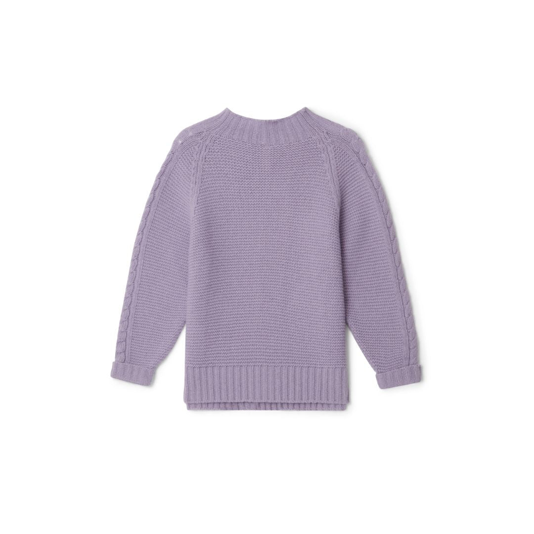 Garbo & Friends vilnonis kardiganas Lilac