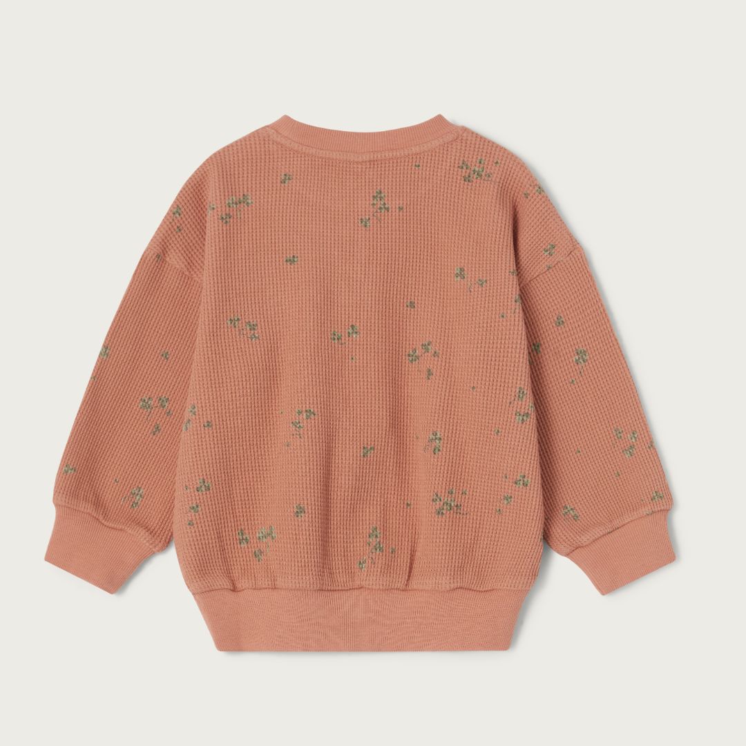 Garbo & Friends Sweatshirt Waffle Sorrel Chestnut