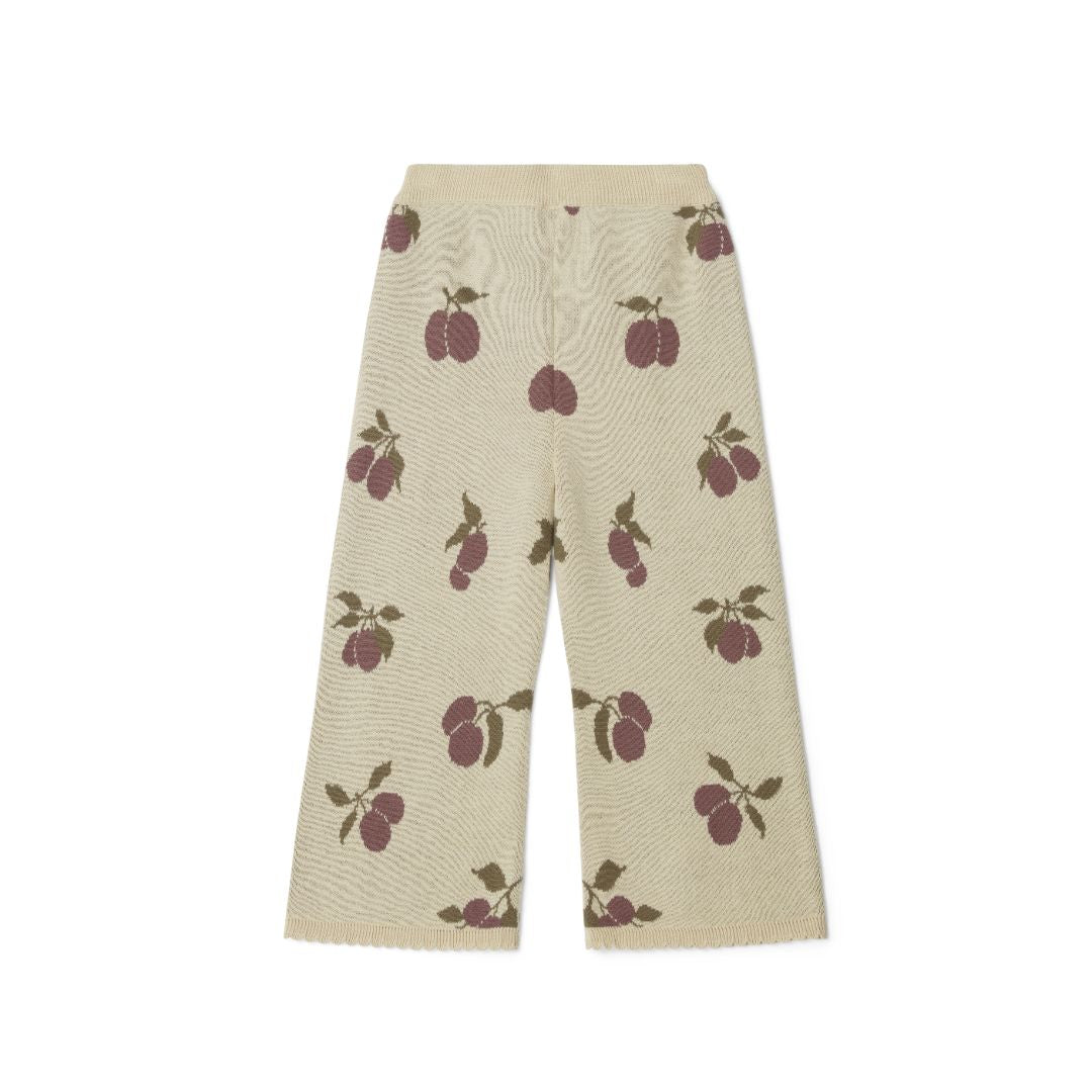 Garbo & Friends megztos kelnės Prune beige