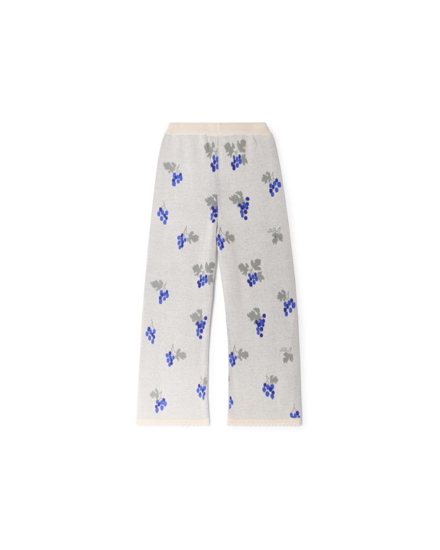 Pantalon en maille Garbo & Friends Raisins Écru