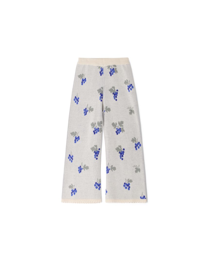 Pantalon en maille Garbo & Friends Raisins Écru