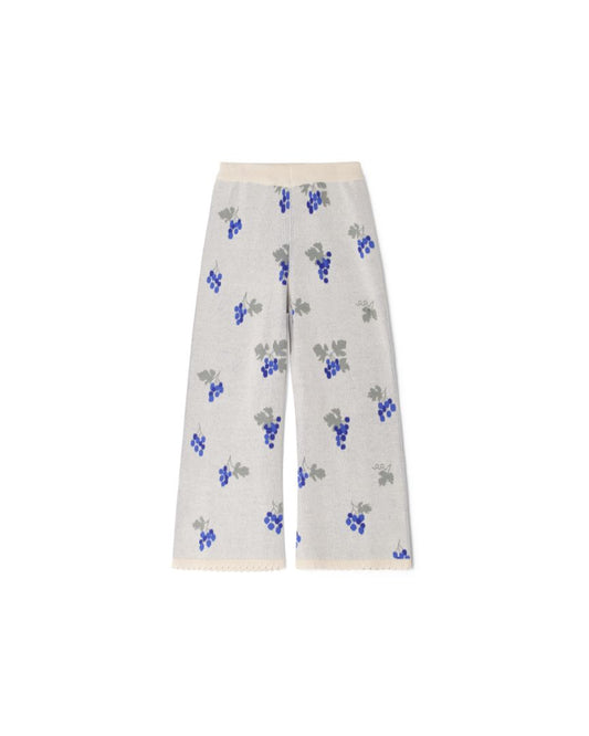 Pantalon en maille Garbo & Friends Raisins Écru