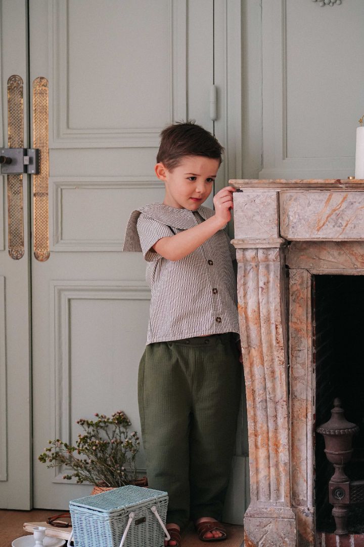 Loir Paris pants Nini khaki green