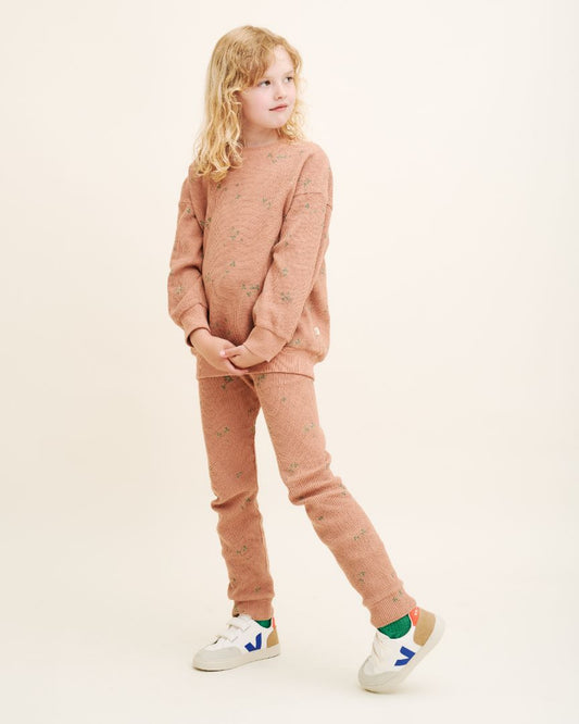 Garbo & Friends Sweatshirt Waffle Sorrel Chestnut