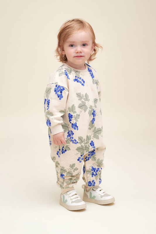 Garbo & Friends sweatshirt onesie Grapes Blue