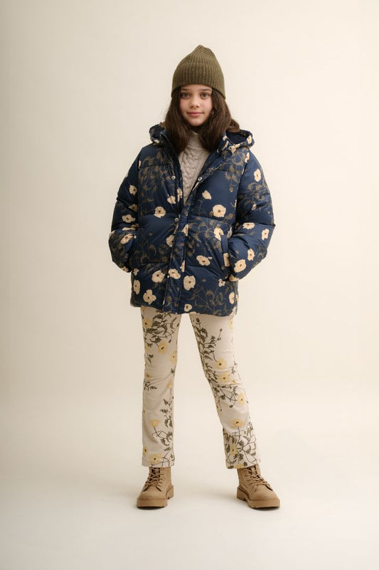 Garbo & Friends doudoune d'hiver Flos Navy