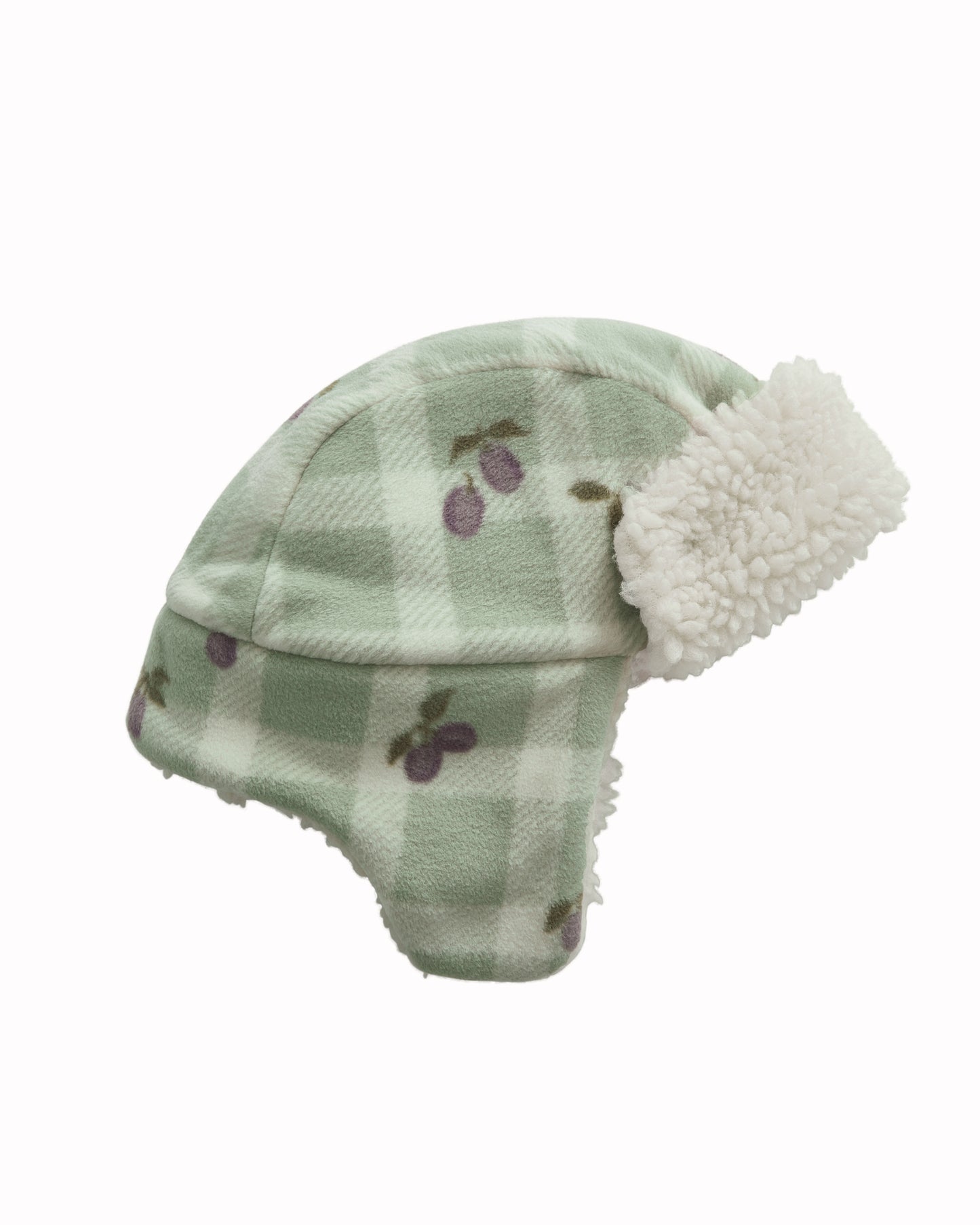 Garbo & Friends fleece aviator hat Prune check