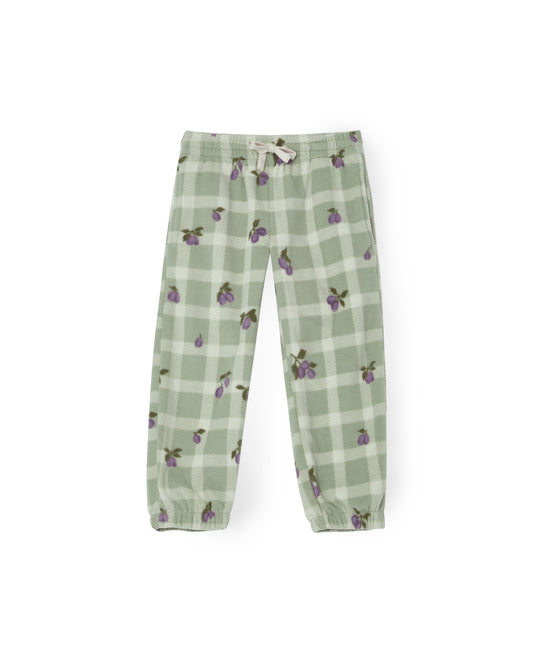 Pantalon polaire Garbo & Friends Prune check