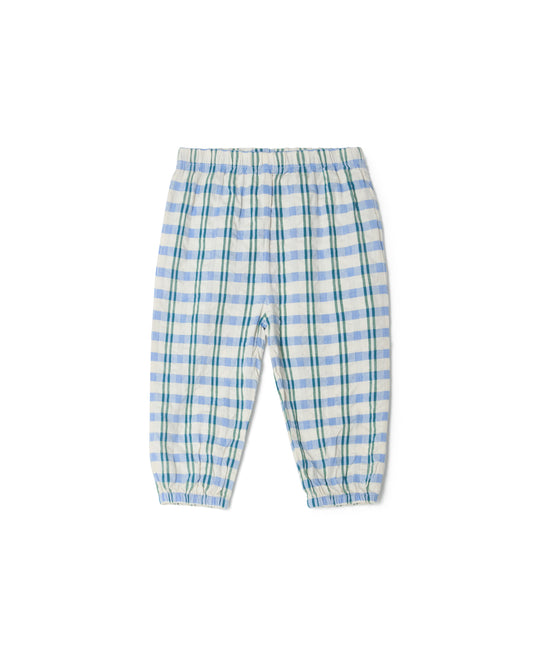 Garbo & Friends seersucker baby trousers Check Mar