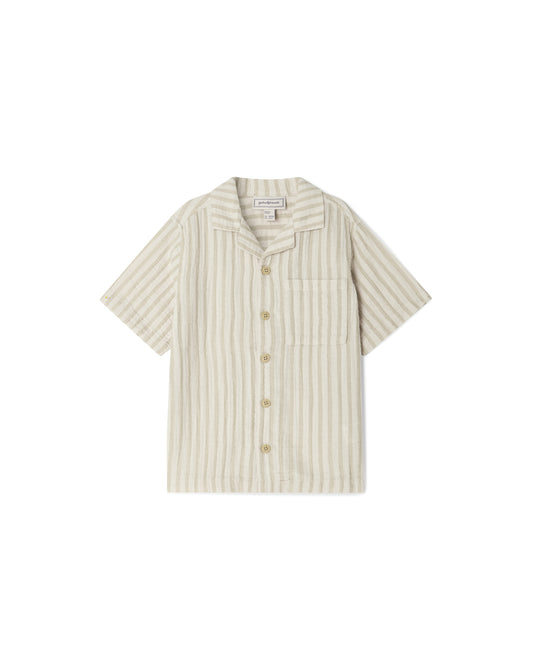 Chemise en mousseline Garbo & Friends à rayures galets