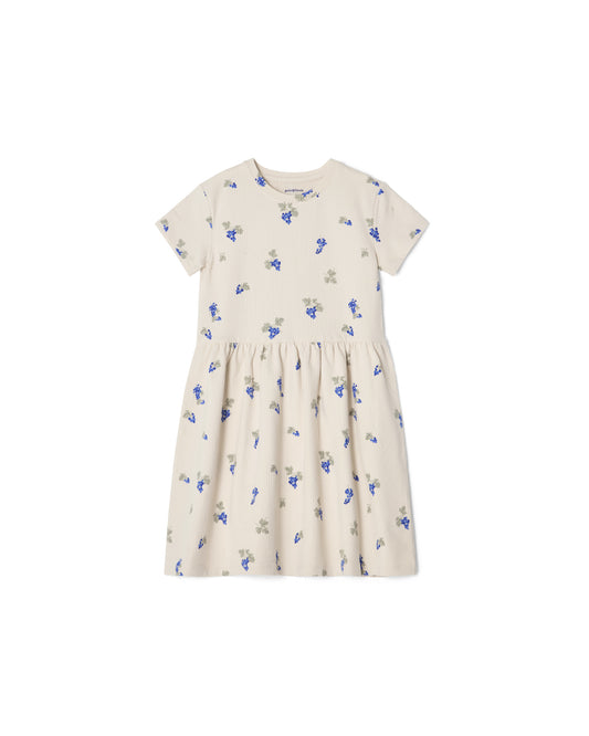 Garbo & Friends structured jersey dress Grapes Ecru