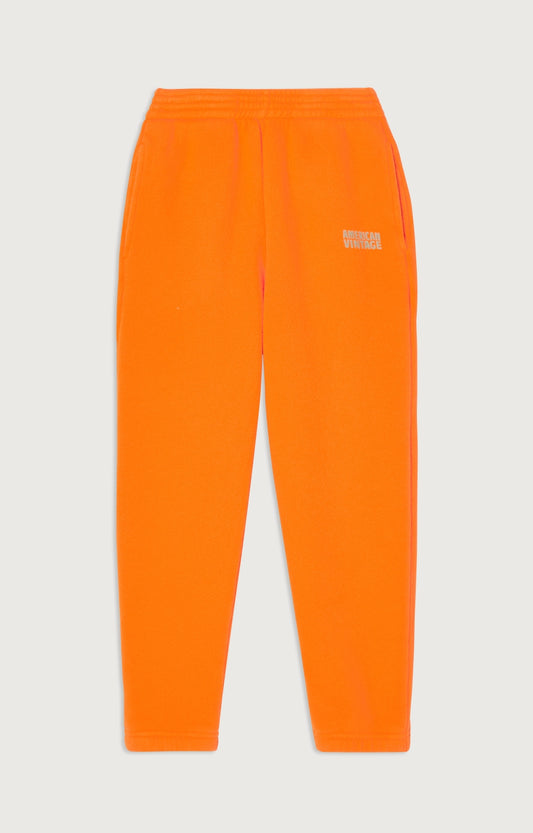 American Vintage Izubird pantalon de survêtement mandarine