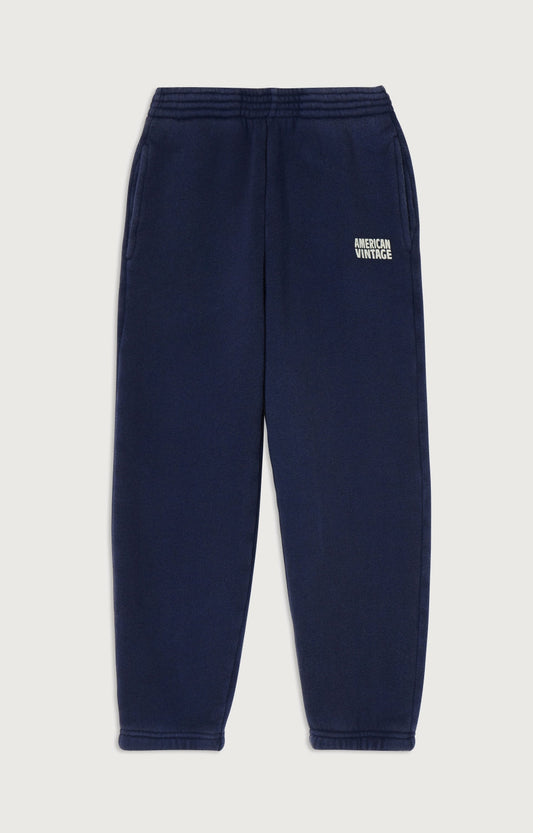 American Vintage Pantalon de survêtement Izubird Marine Vintage