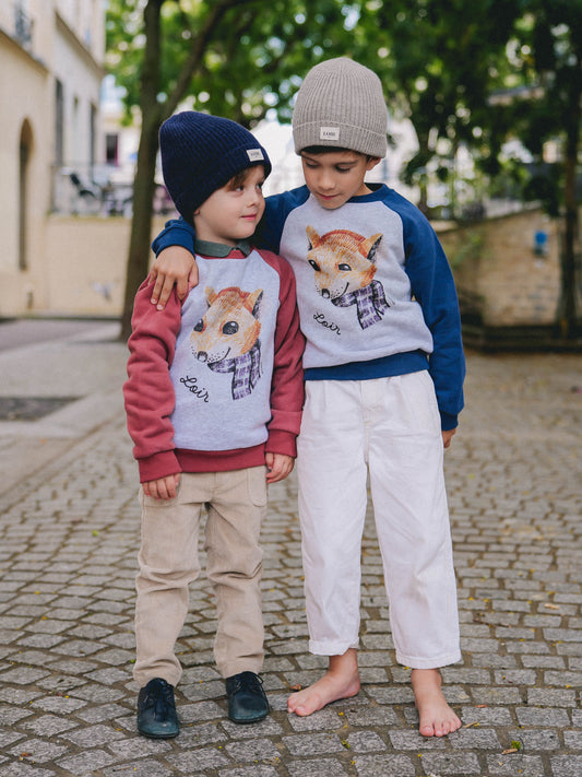 Loir Paris sweatshirt Lulu terracotta