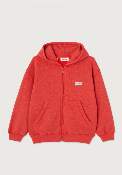 American Vintage Hoodie Doven Piment