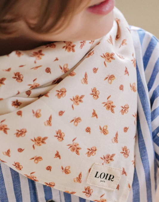 Loir Paris scarf Alfred plumetis lemon