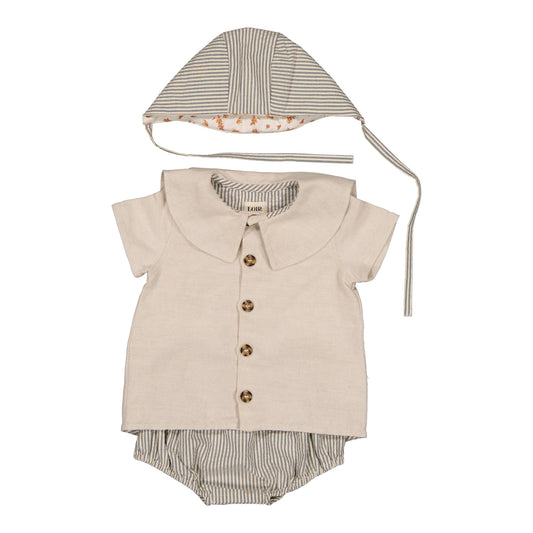 Loir Paris bloomer Alice thin blue stripes