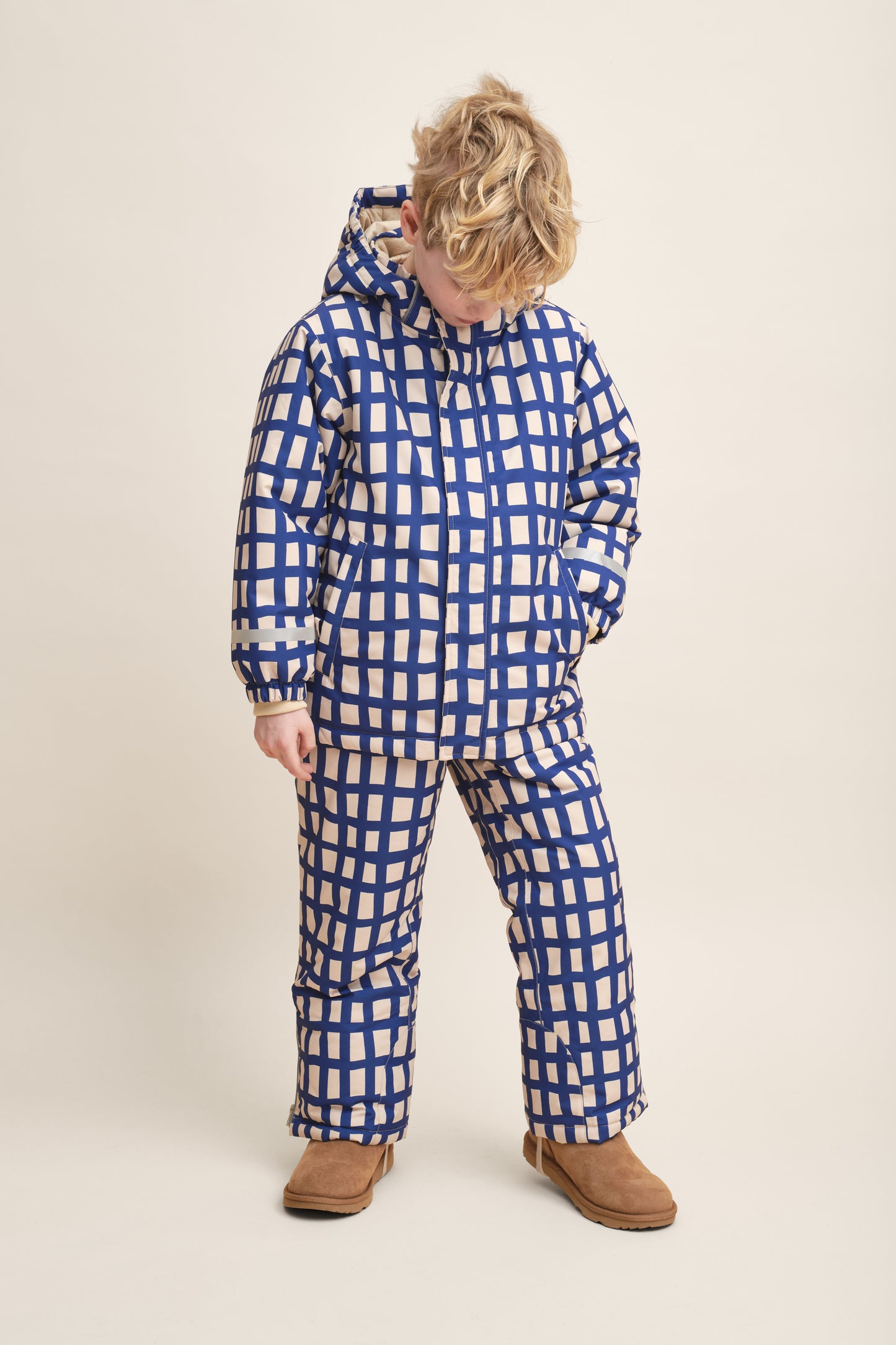 Garbo & Friends Pantalon d'hiver Plaid Cobalt