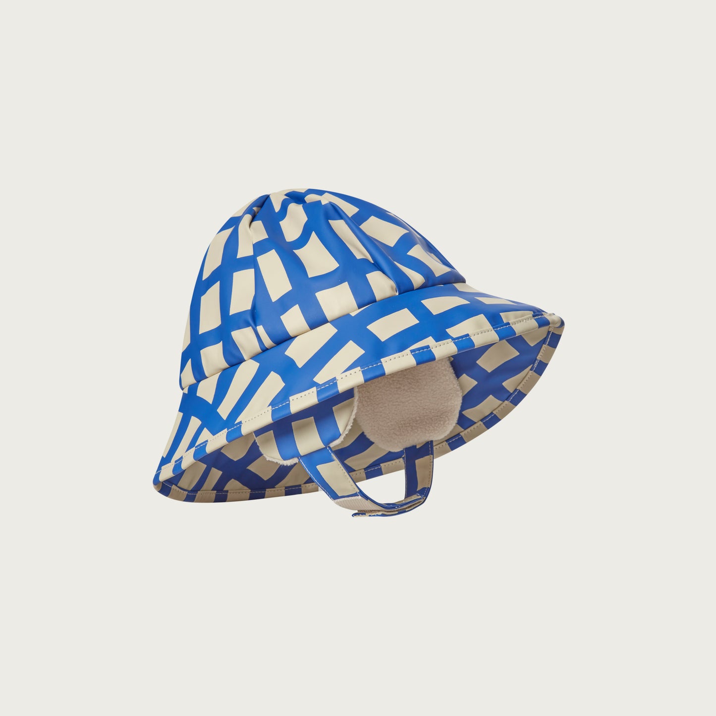 Garbo & Friends chapeau de pluie imperméable à carreaux cobalt