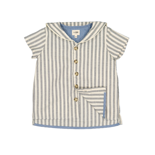 Loir Paris shirt Milton Green stripes