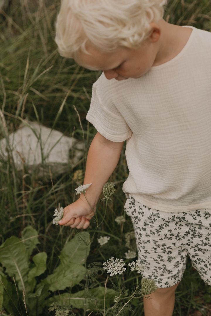 Garbo & Friends Muslin Shorts Sorrel Ecru