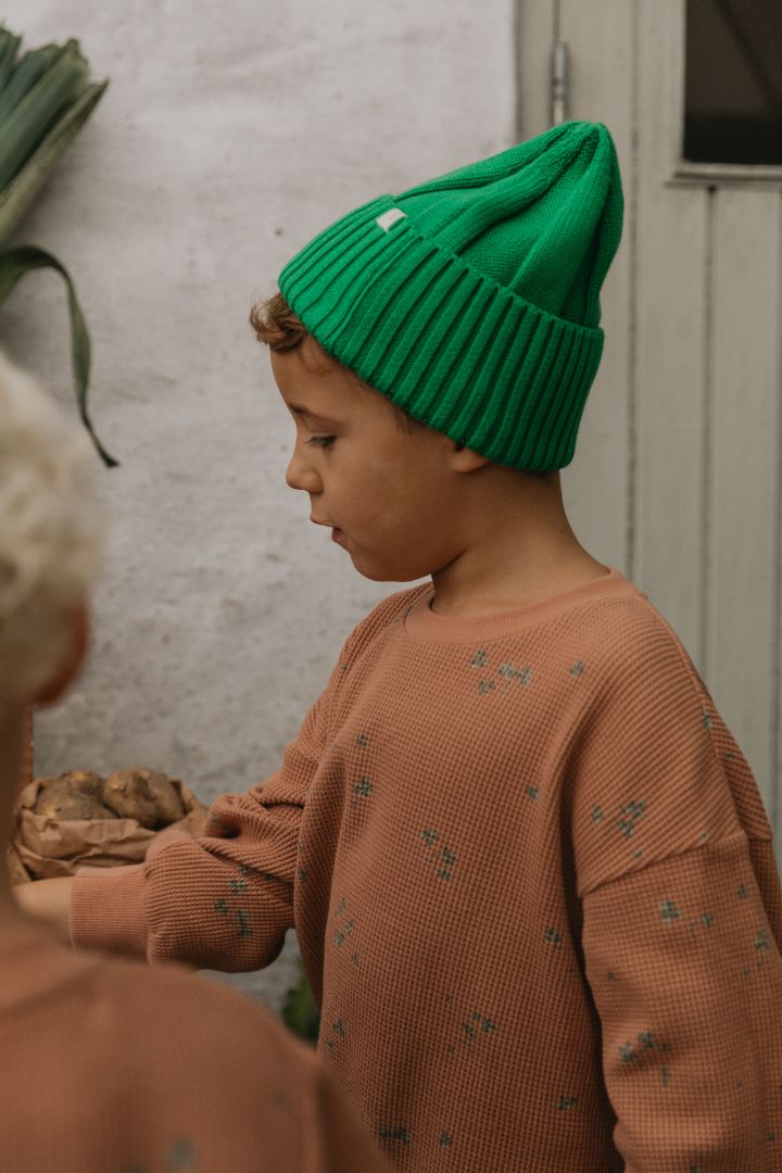 Garbo & Friends knitted beanie emerald green