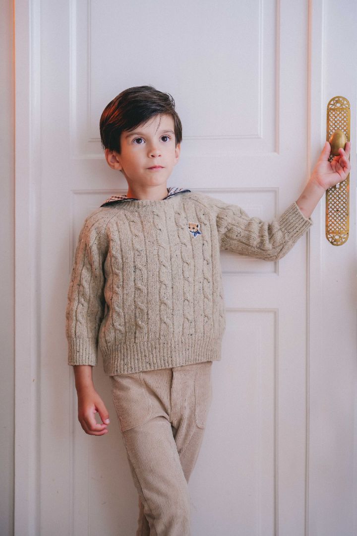 Loir Paris sweater Edouard cream