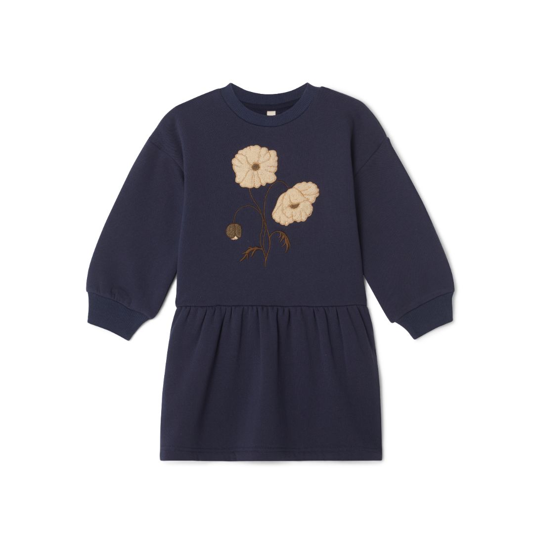 Garbo & Friends robe en molleton Navy Flos