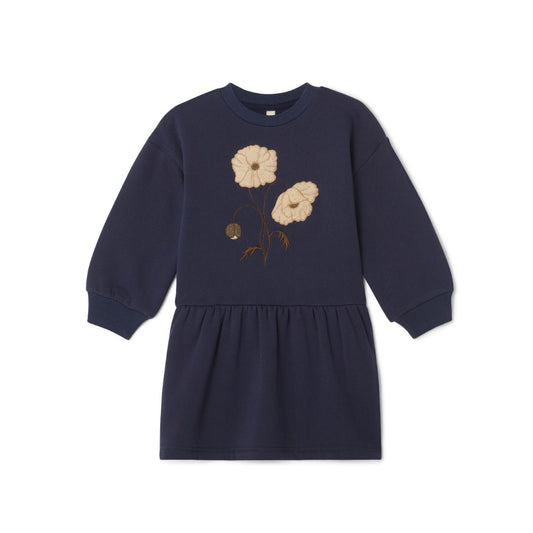 Garbo & Friends sweatshirt dress Navy Flos