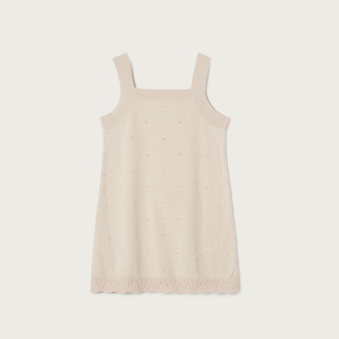 Garbo & Friends knitted dress cream