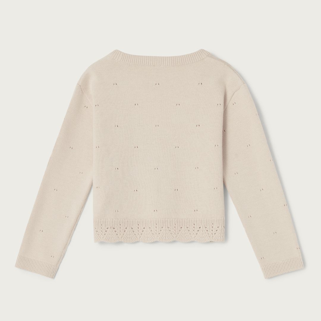 Garbo & Friends cream knitted cardigan