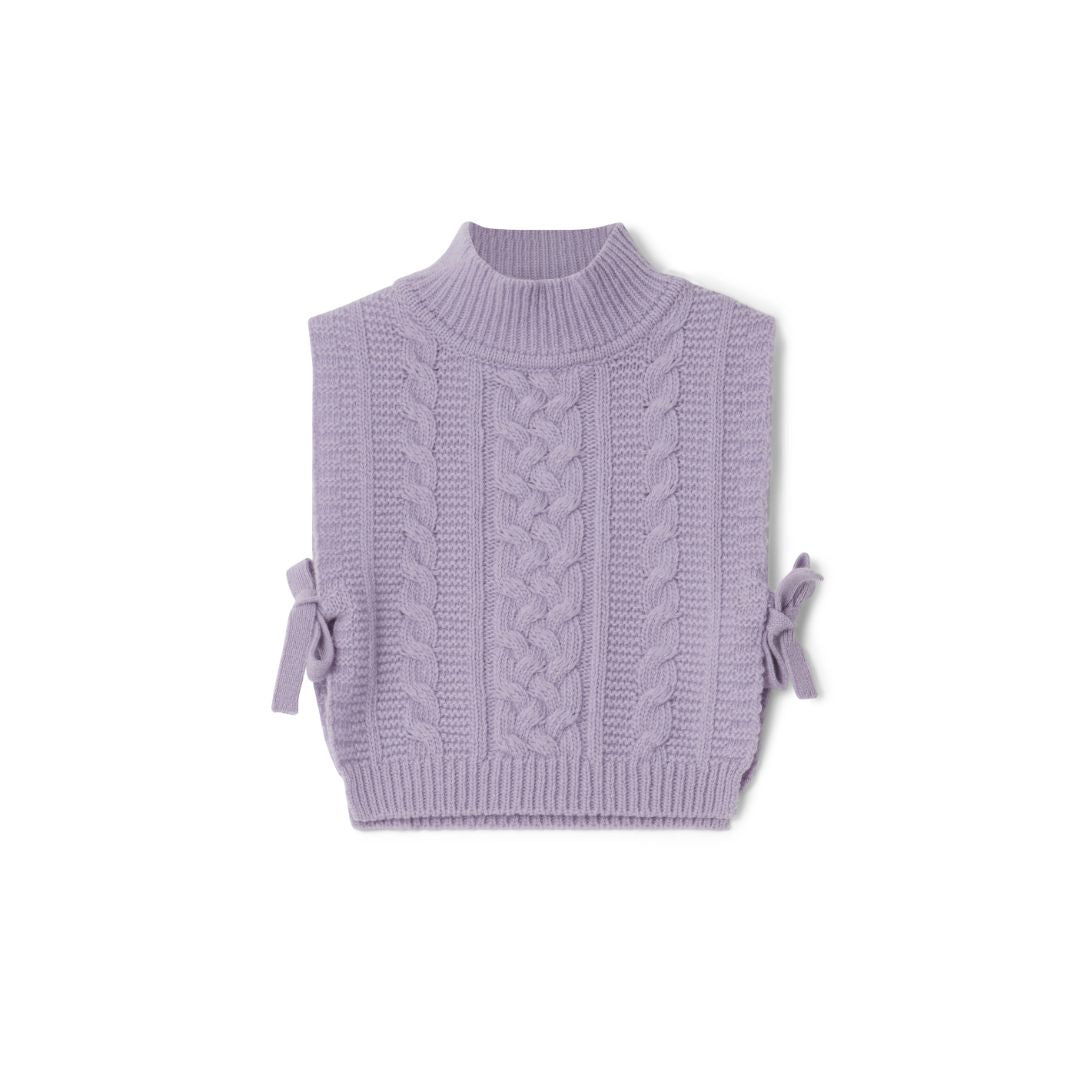 Garbo & Friends knitted neckwarmerLilac