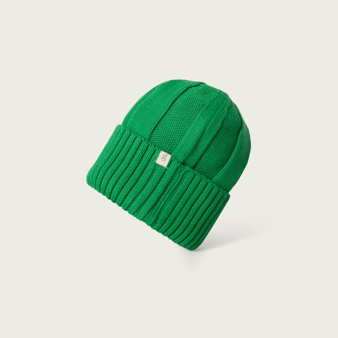 Garbo & Friends knitted beanie emerald green