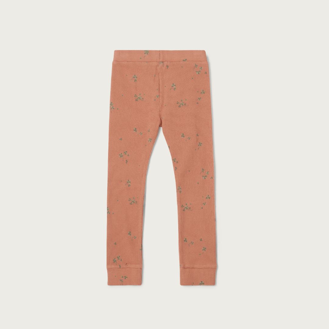 Garbo & Friends Leggings Waffle Sorrel Chestnut