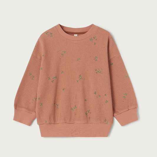 Garbo & Friends Sweatshirt Waffle Sorrel Chestnut