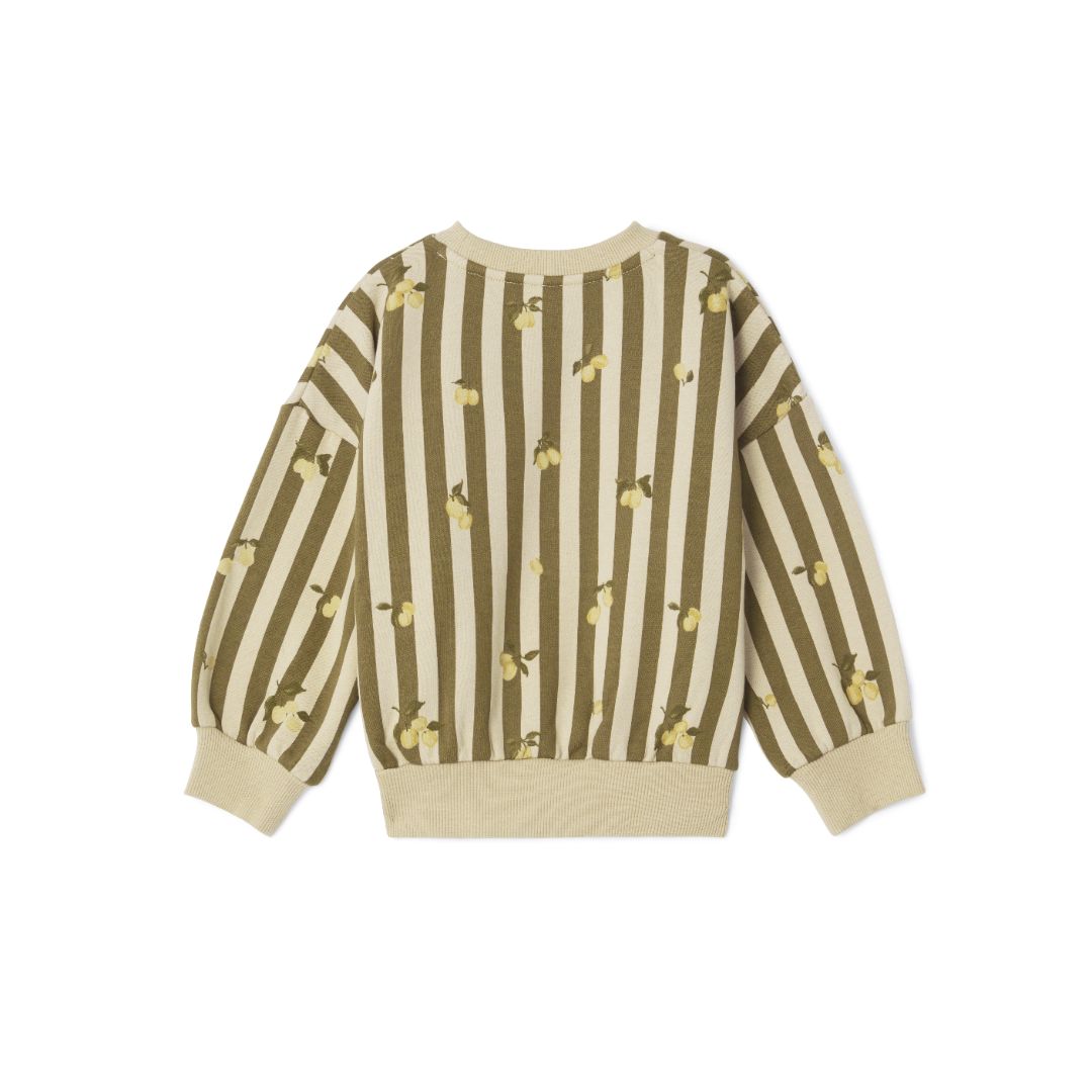 Garbo & Friends sweatshirt Stripe prune