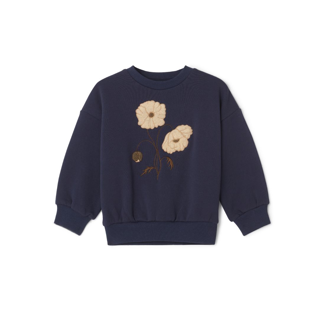 Garbo & Friends sweatshirt Navy Flos