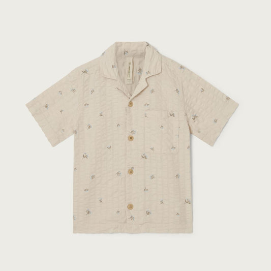 Garbo & Friends seersucker short-sleeved shirt Grace