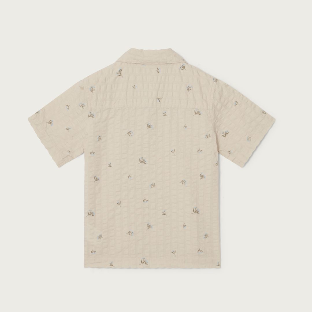 Garbo & Friends seersucker short-sleeved shirt Grace