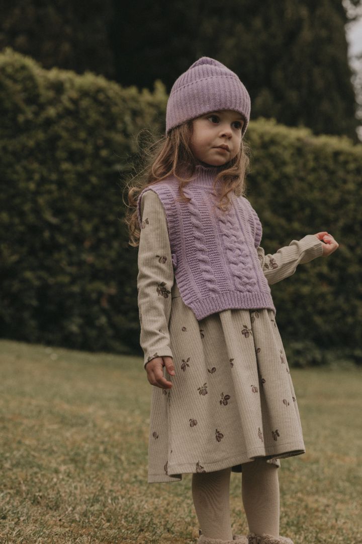 Garbo & Friends knitted beanie Lilac