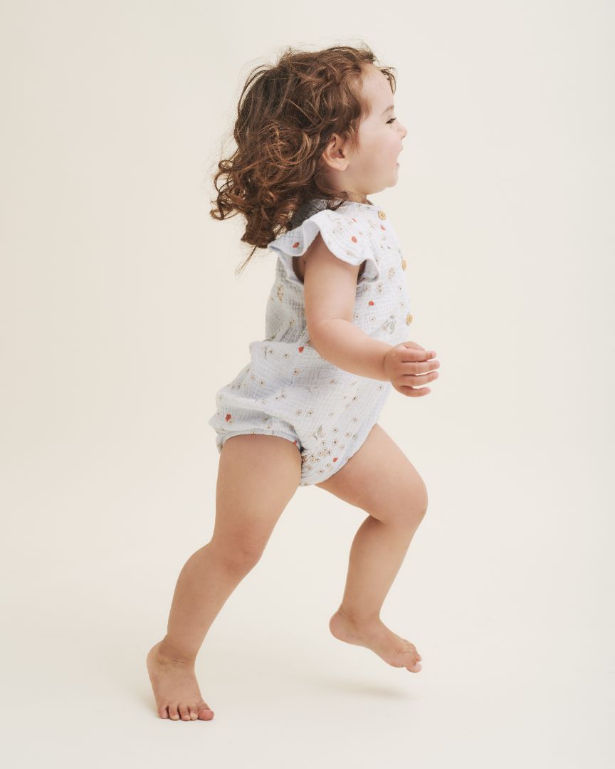 Garbo & Friends Muslin Frill Romper Isla