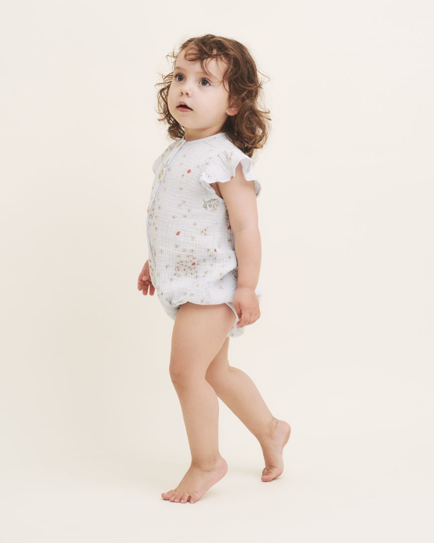 Garbo & Friends Muslin Frill Romper Isla